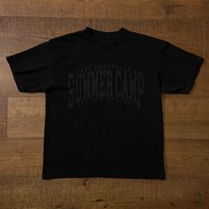 Dave Chappelle T-Shirt Mens XL Black Minimal Summer Camp Yellow Springs Rare